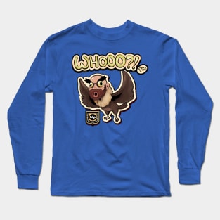 Benchwarmers Trivia Podcast Whooo?! Long Sleeve T-Shirt